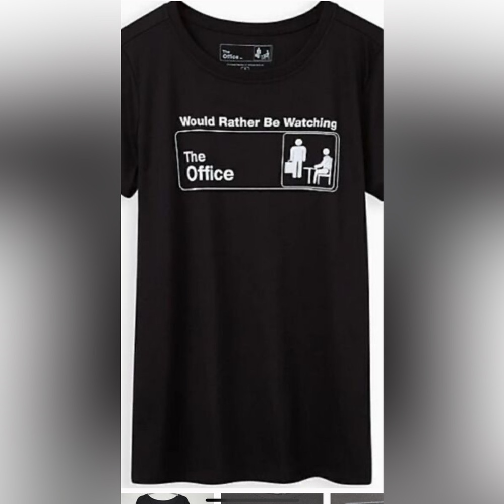 Torrid‎ Black Graphic Tee - The Office Theme
